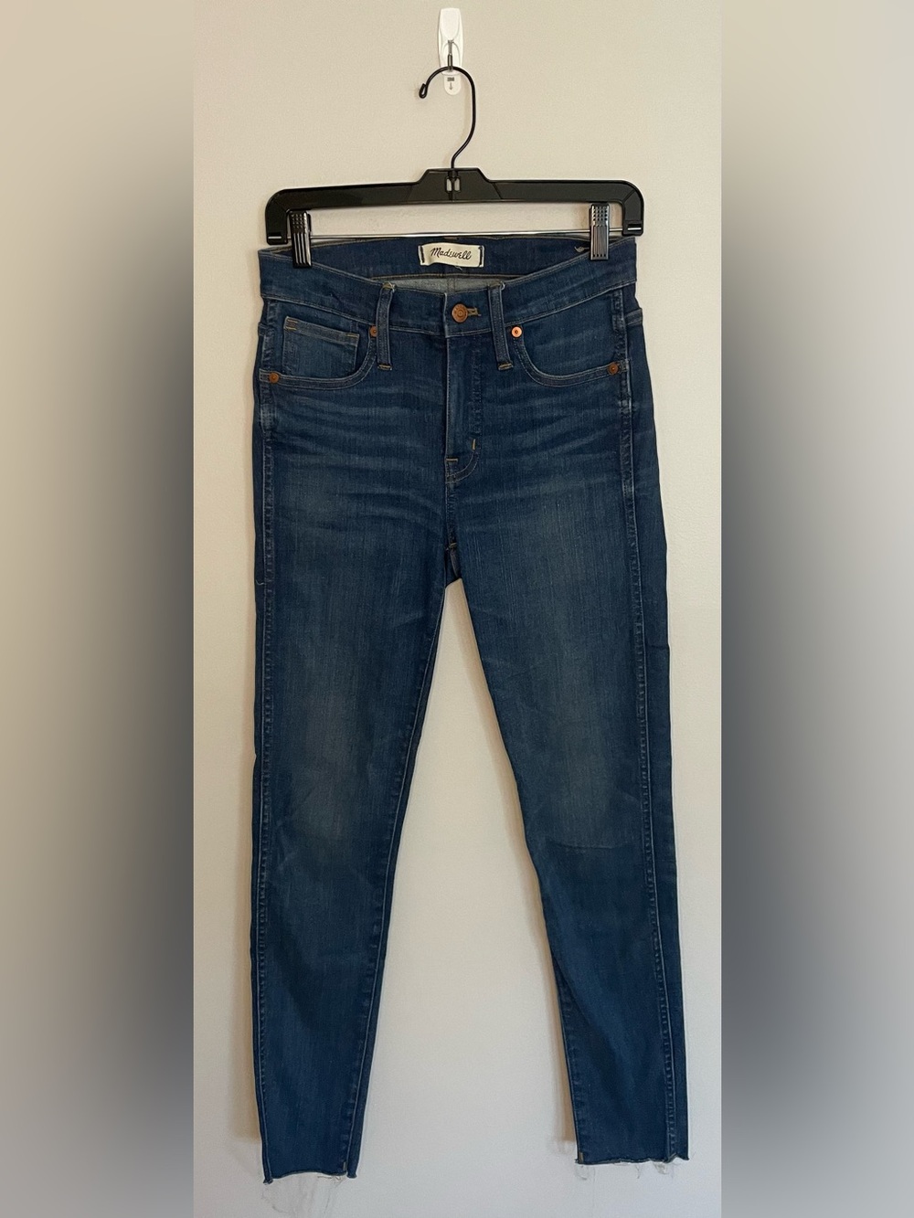 Madewell 9” High-Rise Skinny Jeans, Indigo Wash, Size 26, EUC